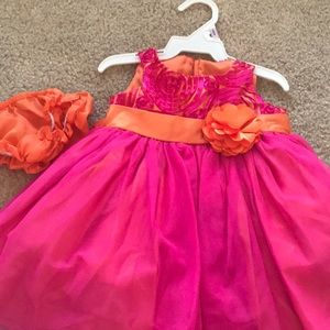 Girls Dress tie back